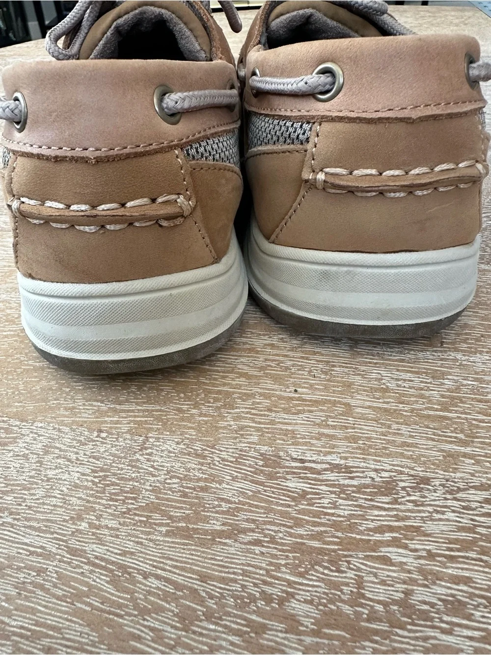 Bass Pro Shops Men’s Brown Tan Leather Boat Shoes